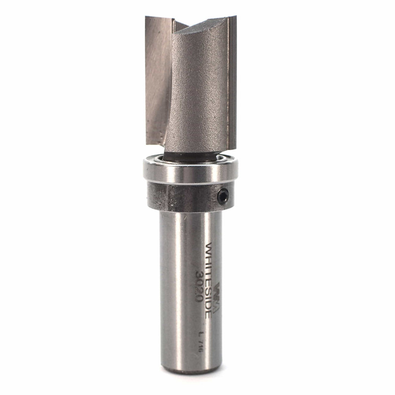Bearing Template Router Bit - Shank:1/2" - Diameter:3/4" - Cutting Length:1"